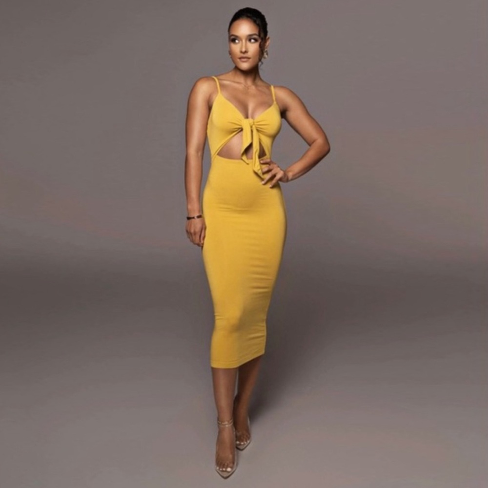 JLUXLABLE Soulmate dress yellow. NWT!